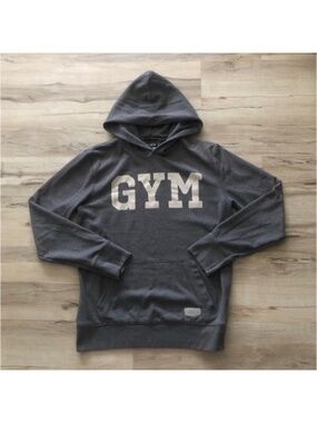 Vintage Clothing Charcoal GYM Hoodie
